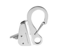 Ferramenta per terrazze Gancio di ancoraggio in acciaio inossidabile 304 con lunghezza della linea regolabile, gancio a molla for corda rapida resistente alla corrosione(3/8inoriginalcolor)