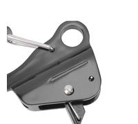 Ferramenta per terrazze Gancio di ancoraggio in acciaio inossidabile 304 con lunghezza della linea regolabile, gancio a molla for corda rapida resistente alla corrosione(5/8in Black(Electrophoresis))