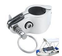 Ferramenta per tetto Bimini per baldacchino, hardware per tetto Bimini per barca,Guide di serraggio a ganascia incernierate | Guida per cerniera e guide di serraggio a mascella, perno a deg