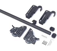 Ferramenta scorrevole per scala a pioli, Kit di binari for scale telescopiche in acciaio inossidabile con freni, diverse dimensioni(16.4ft/500cm track kit)