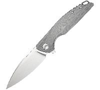 FerraMonster Aurora Rays - M390 Hand Rubbed Satin with Grey Titanium handle FM23002-A