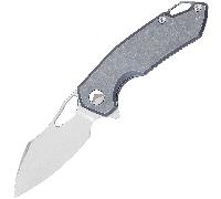 FerraMonster Glideman - M390 Stonewash with Blue SW Titanium handle FM23003-A