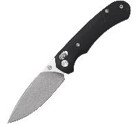 FerraMonster Spectrum - 154CM Stonewash with Black Canvas Micarta handle FM23004CP-A