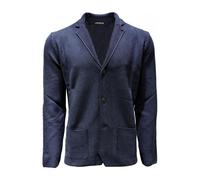 Ferrante - Blazer in Cotone Blu Made in Italy - - Jackets - Uomo - Blu - L