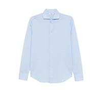 Ferrante - Camisa Piquet - - Shirts - Uomo - Blu - 2XL