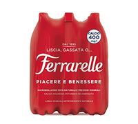 Ferrarelle Acqua Minerale Effervescente Naturale, 6 x 1.5L
