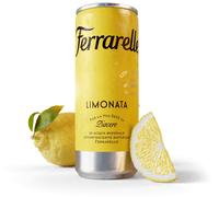 Ferrarelle Limonata 330ml x24 Lattine Bibita Gassata Analcolica al Limone