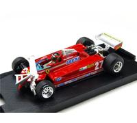 BRUMM 1/43 FERRARI 126CK VILLENEUVE 1981 CANADA GP ALETTONE ROTTO MODELLINO F1
