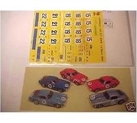 FERRARI 250 GT SWB LE MANS 1960 1/43 DECAL decalcomania