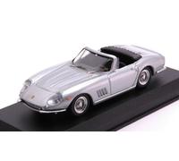 Ferrari 275 Gtb/4 Nart Spyder 1967 Grey Metallic 1:43 Model BEST MODELS