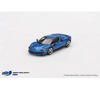 Ferrari 296 GTB Blu Corsa Modello In Scala 1:64 BBR BBRFER64004
