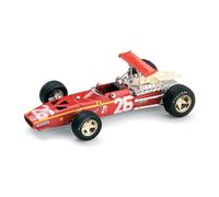 1:43 BRUMM Ferrari F1 312 #26 Winner France Gp 1968 Jacky Ickx Red White R171