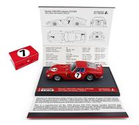 MODELLINO AUTO STATICO BRUMM FERRARI 330 GTO N.7 24H LE MANS 1962 BANDINI 1/43