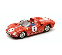 MODELLINO AUTO STATICO DIECAST FERRARI 330P #2 WINNER PARIS 1964 HILL 1/43