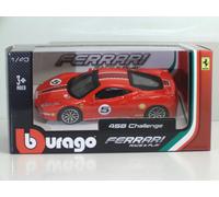 FERRARI 458 CHALLENGE SCALA 1:43 Nuovo MODELLINO BURAGO