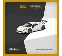 Ferrari 458 Italia GT3 Bianca 1:64 Scala Tarmac Works T64R074WH