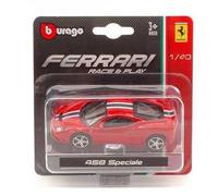 Ferrari 458 Speciale Red Race & Play Blister 1:43 Model Bu36025