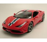Ferrari 458 Speciale Rosso Modellino Auto 1:18 Bburago