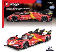Ferrari 499P 51 24h Le Mans 2023 Winner Scala 1:18 Burago Da Collezione.