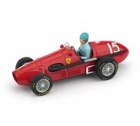 Ferrari 500f2 A. Ascari 1952 #15 Winner British Gp W/ Pilote 1:43 Model R035CH