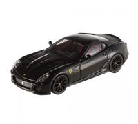 Ferrari 599 Gto 2010 Black Hot Wheels Elite 1:43 Model T6932 MATTEL