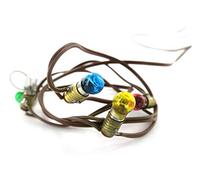 Ferrari & Arrighetti Collana 5 luci E 5,5 Colorate con Spina - Bertoni presepe Linea Natale (Confezione da 3 Pezzi)