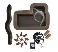 Ferrari & Arrighetti Kit per Realizzare Mulino ad Acqua per Presepe, Plastica, Alimentazione 220V, Linea Natale Bertoni, Marrone
