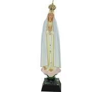 Ferrari & Arrighetti Statua Madonna di Fatima Dipinta a Mano (Circa 20 cm)