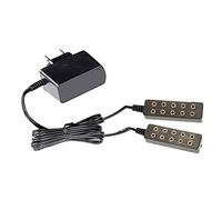 Ferrari & Arrighetti Trasformatore 3,5 Volt con 10 Prese per Luci Presepe, Luce Fissa, Bertoni Presepe Linea Natale