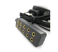 Ferrari & Arrighetti Trasformatore 3.5 Volt con 5 Uscite Luce Fissa per Presepe, Plastica, Nero, Taglia Unica