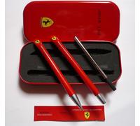 FERRARI BOX ORIGINALE CON DUE PENNE A SFERA PIT STOP