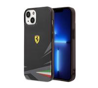 Ferrari, Cover per iPhone 14 Plus in TPU antiurto modello Italia, Nero