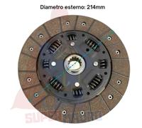 FERRARI CROMO 40 Disco Frizione Con Parastrappi 214mm 14 Denti (25x22mm)