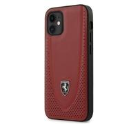 Ferrari Custodia Rigida In Pelle Off Track Perforata Per IPhone 12 Mini