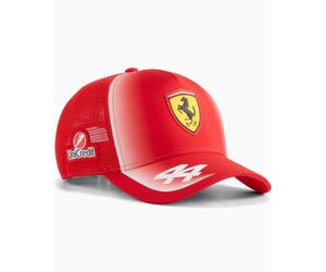 Ferrari F1 Puma Cappello Berretto Hamilton 44 Trucker Rosso