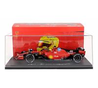 FERRARI F1 SF23 #44 TEST FIORANO 2025 HAMILTON CON VETRINA 1/18 BURAGO 18-16820H