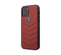 Ferrari FEHQUHCP12MRE Custodia trapuntata Off Track, trasparente - iPhone 12 Pro
