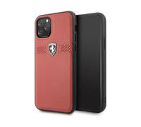 Ferrari FEOBAHCN58RE Custodia in pelle Off Track, rosso - iPhone 11 Pro