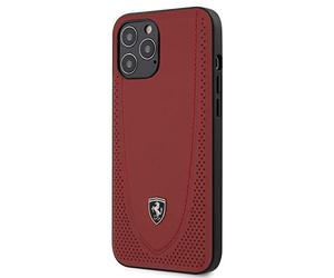 Ferrari FEOGOHCP12LRE - Custodia per iPhone 12 Pro Max 6,7", colore: Rosso