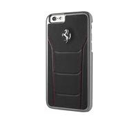 FERRARI FESEHCP6BKR COVER per Apple iPhone 6 iPhone 6S, Nero, Rosso, Argento