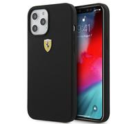 Ferrari FESSIHCP12LBK iPhone 12 Pro Max 6,7, schwarzes Hardcase On Track Silikon
