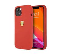 Ferrari FESSIHCP13SRE Custodia in silicone, rosso - iPhone 13 mini