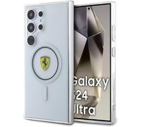 Ferrari IML Transparent Inner Circle Line con MagSafe per Samsung Galaxy S24 Ultra 6.8" Clear - FEHMS24LU3CLK