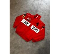Ferrari Jacket Ebroidered Cotton Padded F 1 Racing Vodafone Red White