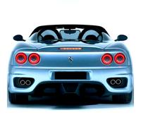 Ferrari LED Coda Luci F360, 512, F355, 550, 575M, F50 Red Trasparente Da Exotic