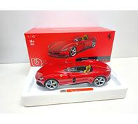 Ferrari Monza SP1 Rosso Metallizzato del 2018 - 1/18 Burago Signature