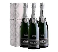 FERRARI Perlè Bianco Riserva Trento DOC Astucciato, 3 bottiglie
