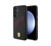 CG MOBILE Ferrari FEHCS24SPINK Custodia per S24 S921 Custodia Rigida Nera Big SF Perforata