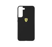 Ferrari FESSIHCS22MBK - Custodia per S22+ S906, in silicone, colore: Nero
