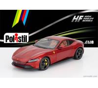 FERRARI - Roma 2019 ROSSO MAGMA a 1/18 di POLISTIL 18FE02041-WB